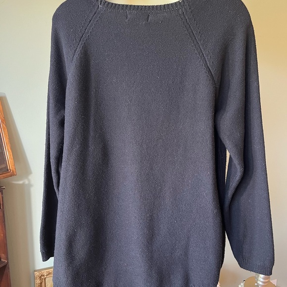 STYLE & Co NORTHERN LIGHTS BLACK SWEATER SIZE LARGE - Picture 3 of 9